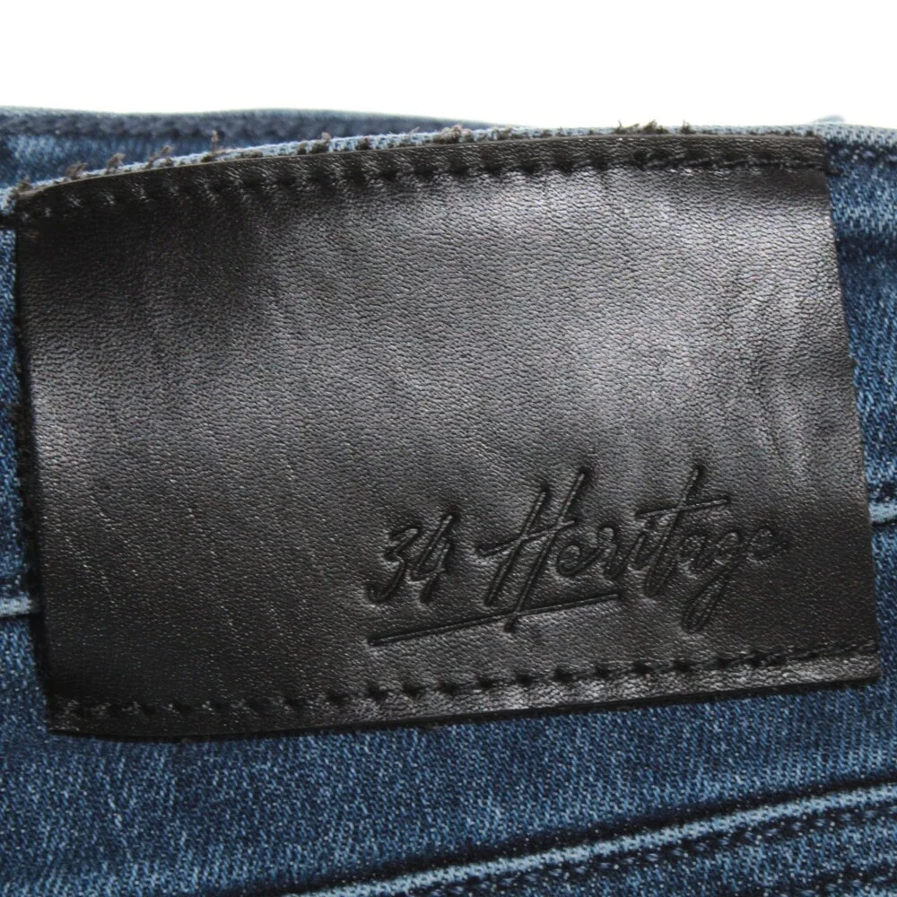 34 Heritage NWT Mid-Rise Straight Leg Jeans Size 42 x 34 US in Blue Cotton Blend